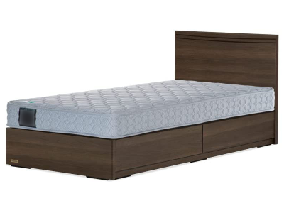シングルベッド(木製フレーム+マットレス)